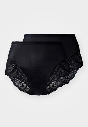 Lindex HIGH BLENDA 2 PACK - Hipster - black