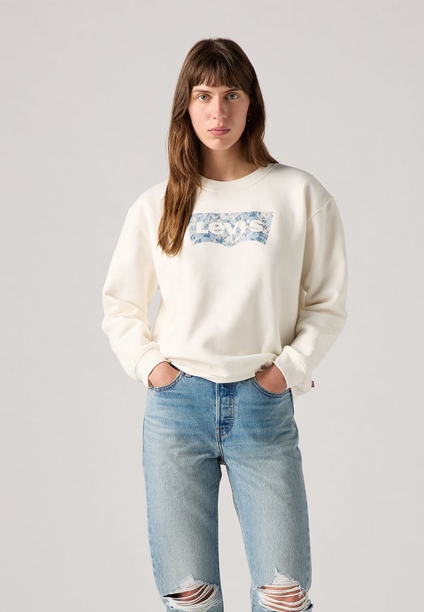 EVERYDAY CREW - Sweatshirt - egret