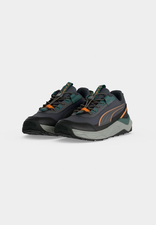 PUMA EVOLVE 2.0 JR UNISEX - Trail running shoes - moody gray/bright papaya/black — foto 3