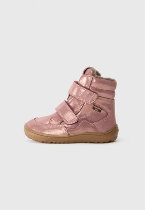 BAREFOOT TEX - Botine - pink/gold-coloured