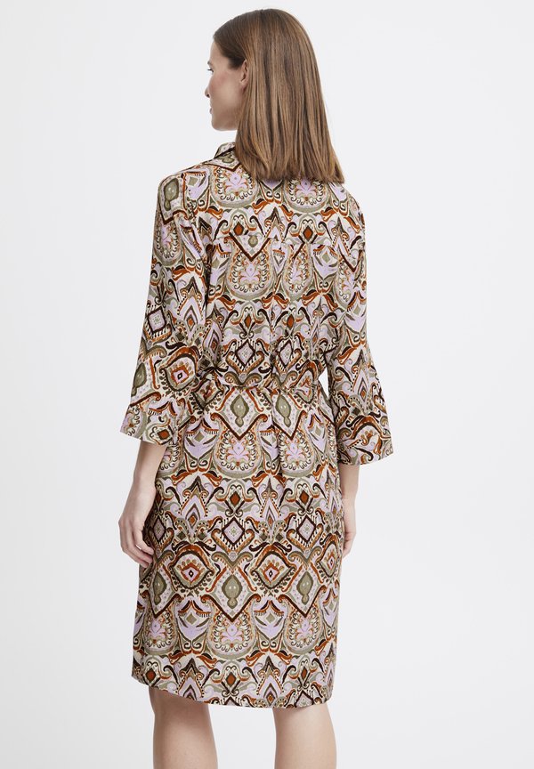 BYMMMJOELLA - Shirt dress - aloe boho mix3