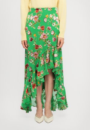 SORAYA FAUX WRAP SKIRT - Kietaisuhame - green