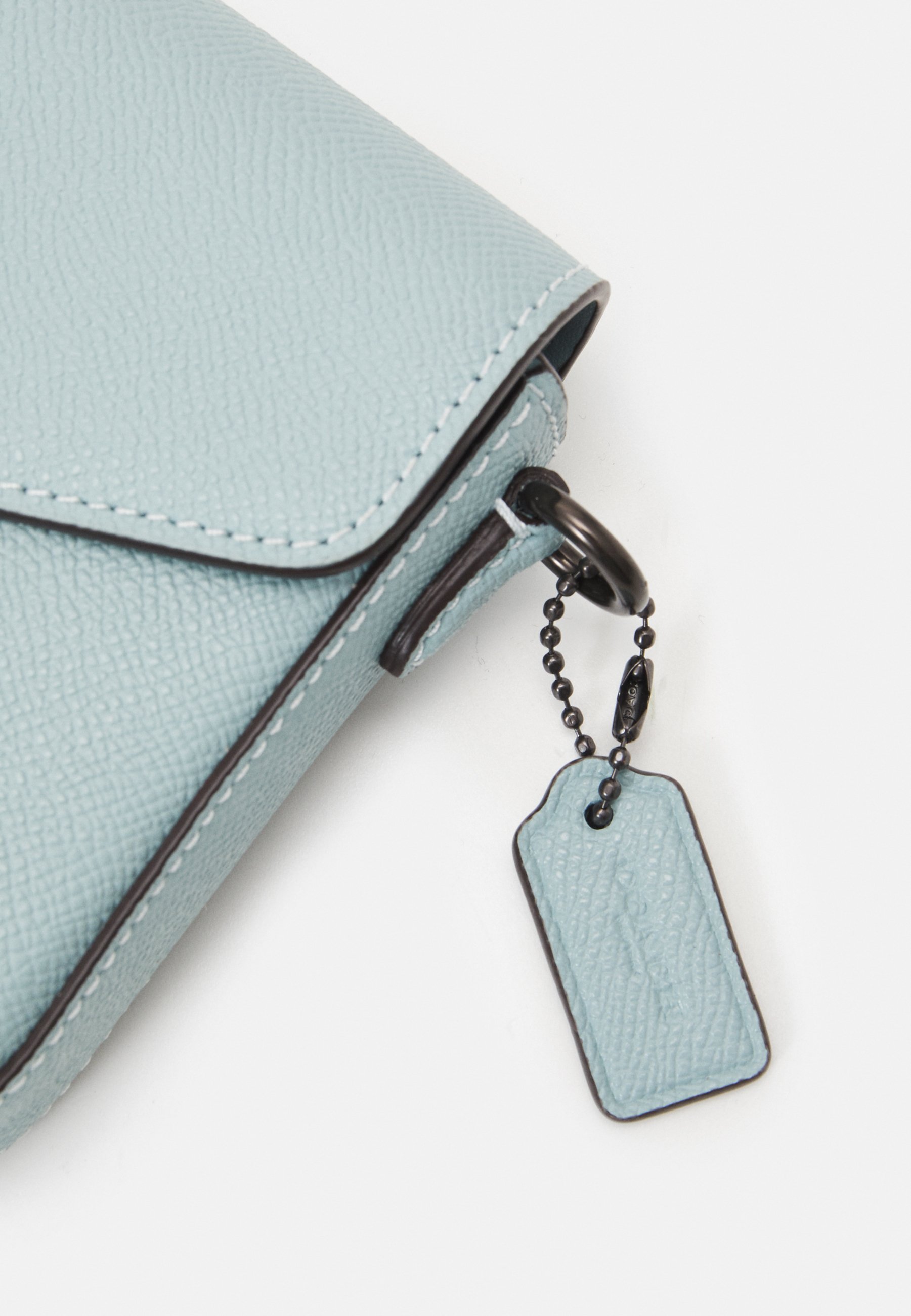 light blue coach wallet