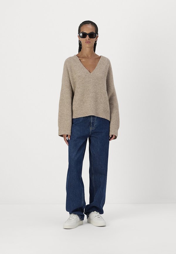 Jumper - warm sand melange2