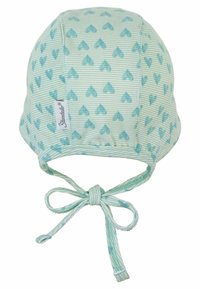 Sterntaler Cappellino Bimba In Cotone Ed Elastan - Con Nastrini, Taglia 37 (2-3 Mesi), Blu - 5