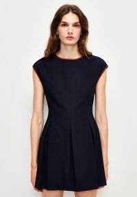 adL SLEEVELESS - Jersey dress - navy blue
