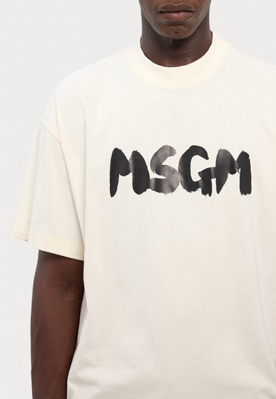 MSGM Print T-shirt - off white