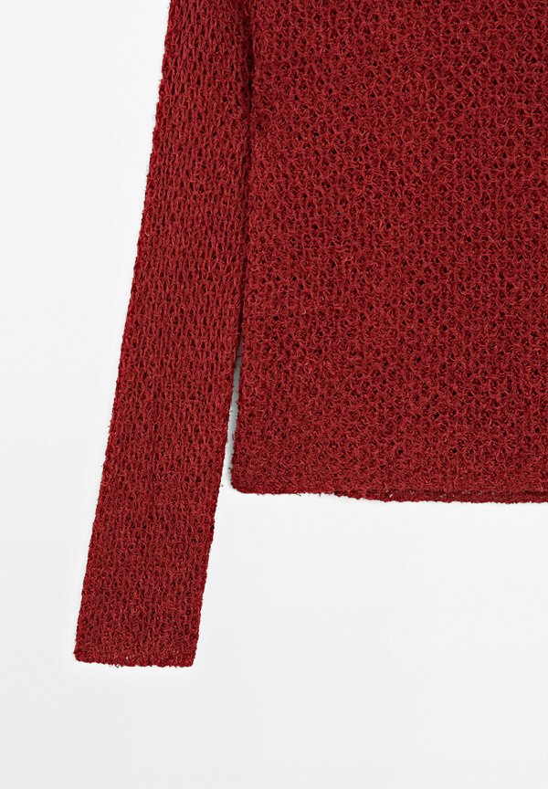 CUTWORK WITH THREAD DETAIL - Jumper - bordeaux3