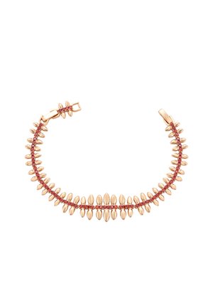 Karkötő - rose gold red