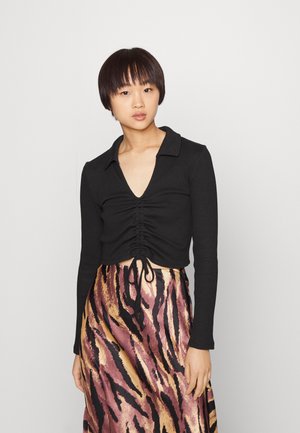 Pieces Petite PCTEGAN - Longsleeve - black