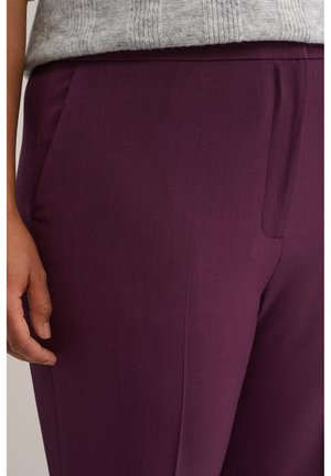 CURVE - Trousers - aubergine