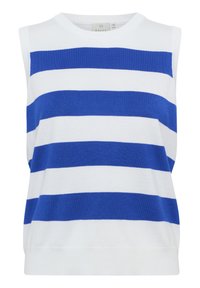 KALIZZY - Blouse - chalk   surf blue wide stripe