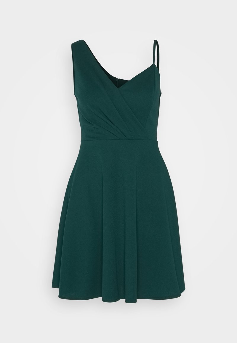 WAL G PETITE Cocktailjurk donkergroen WAL G PETITE Cocktailjurk donkergroen