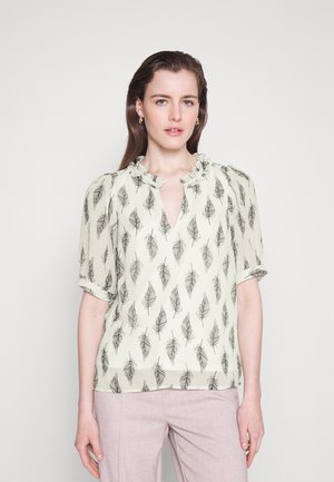 Vero Moda Tall VMSARA NECK TOP WVN BTQ TLL - Μπλούζα - birch/sara