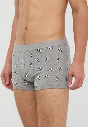 Terranova FANTASIA CON - Boxer aderenti - grigio medio melange