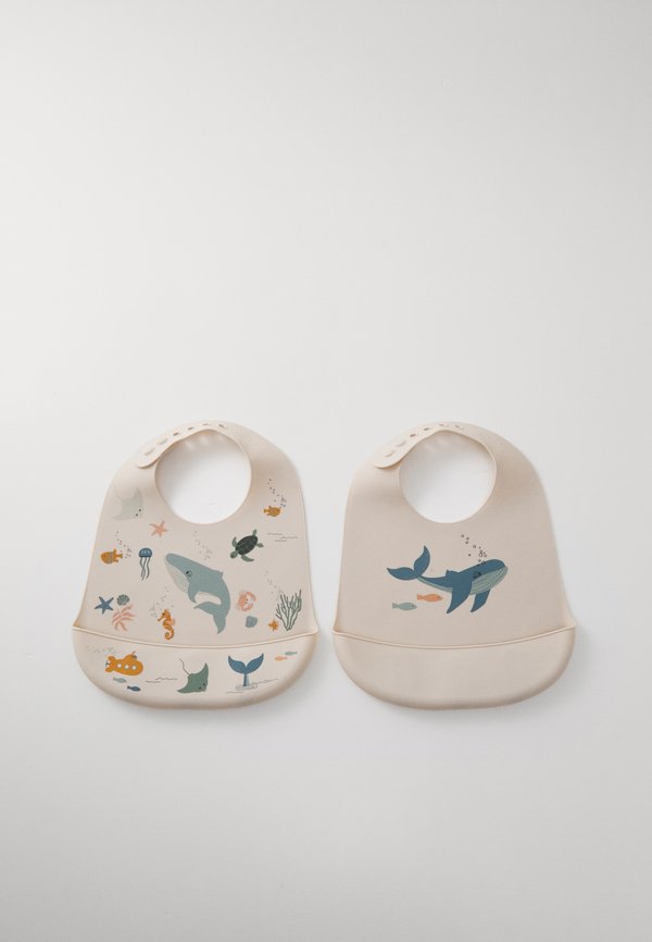 TILDA BIB UNISEX 2 PACK - Lätzchen - sandy