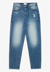 Džínsy voľného strihu - blue denim