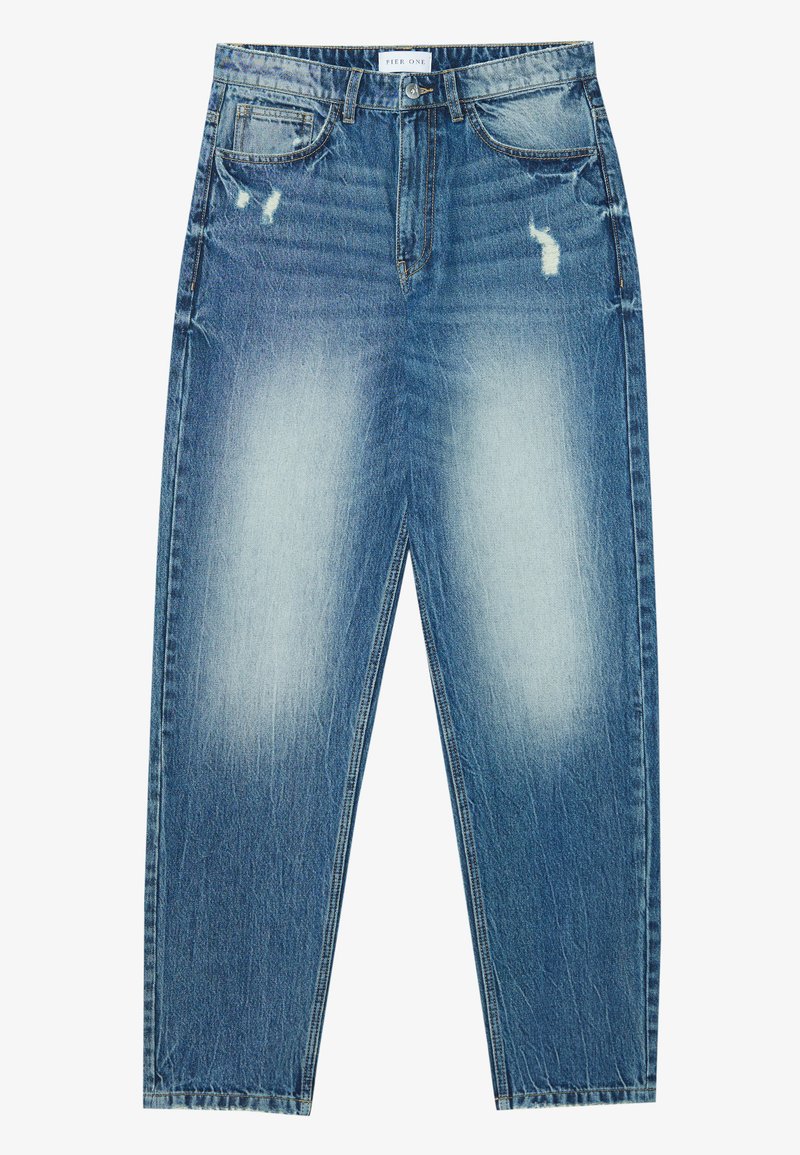 Pier One Relaxed fit jeans blauw denim/bluedenim