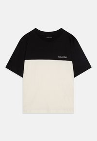 Calvin Klein Jeans - COLOR BLOCK UNISEX - T-shirt imprimé - black Image miniature 1