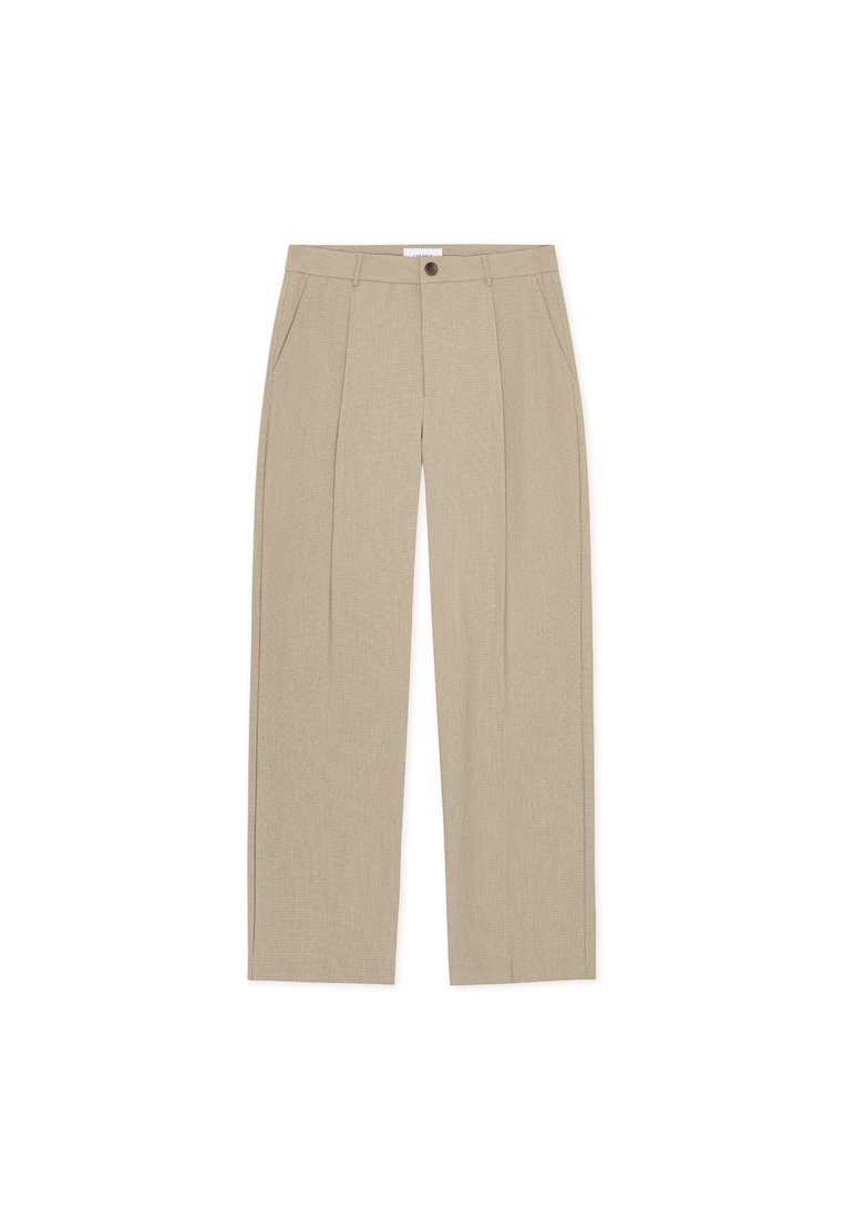 Les Deux REECE MINI PANTS - Trousers - dark sand/sand - Zalando.co.uk