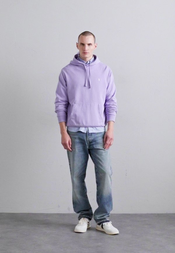 LOOPBACK HOODIE - Hoodie - sky lavender3
