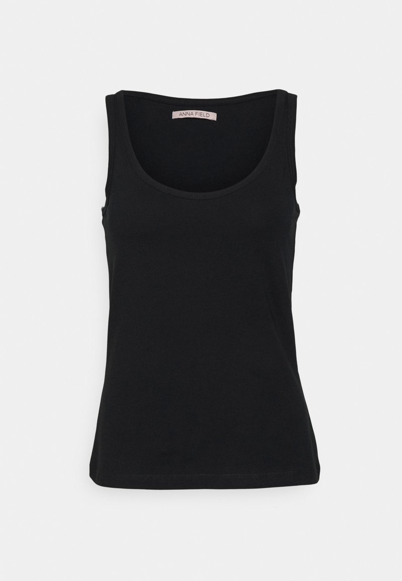 Damen T-Shirts | Anna Field 2 PACK Top black/schwarz - UI77383 Damen T-Shirts | Anna Field 2 PACK Top black/schwarz - UI77383