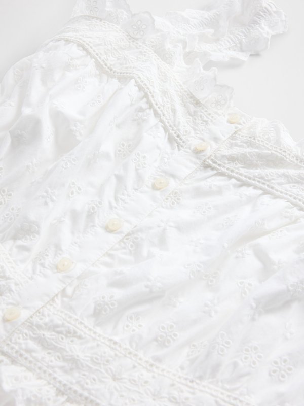 GAP X DOEN EYELET MIDI DRESS - Day dress3