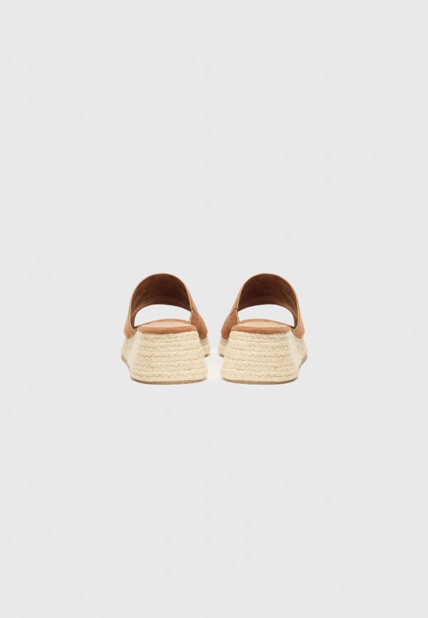 ONLMINERVA - Heeled mules - cognac4