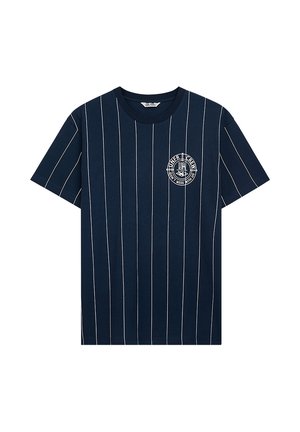 DMWU BP PINSTRIPES - T-shirt imprimé - navy