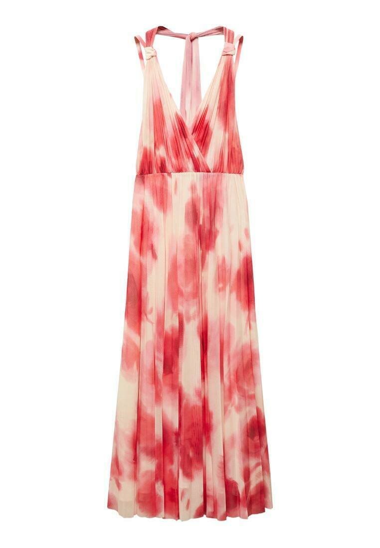 Mango Jerseyjurk koraalrood Mango Jerseyjurk koraalrood