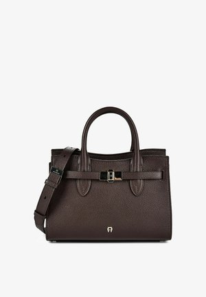 AIGNER, FARAH UMHÄNGETASCHE M LEDER 28 CM - Bolso de mano - soil brown
