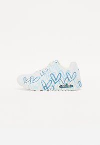Unselected, white/blue
