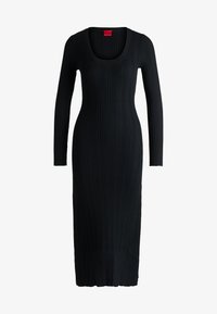 HUGO SHOLERI - Abito in maglia - black/nero HUGO SHOLERI - Abito in maglia - black/nero