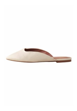 Next FOREVER COMFORT SQUARE TOE  REGULAR FIT - Pantolette flach - bone