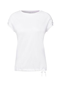 MIT RAFFUNG - T-shirt con stampa - weiß