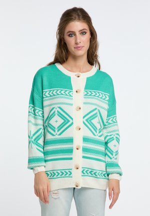 Strickjacke - hellgrün