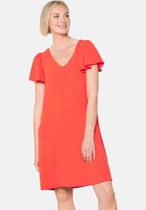 WITH SLEEVES - Kasdienė suknelė - bright orange