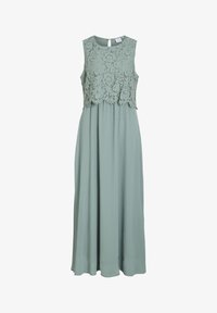 VILA VIMILINA DRESS Vestito lungo green milieu/verde chiaro