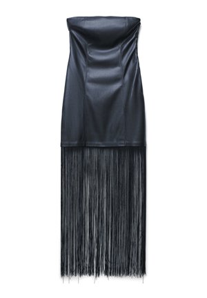 EFFETTO CON FRANGE - Cocktailkleid/festliches Kleid - ultrablack