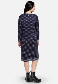 HELMIDGE Gebreide jurk - dunkel blau