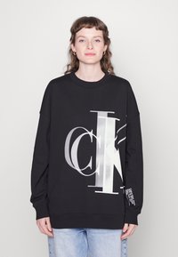 Calvin Klein Jeans LIGHTBOX - Sudadera - black