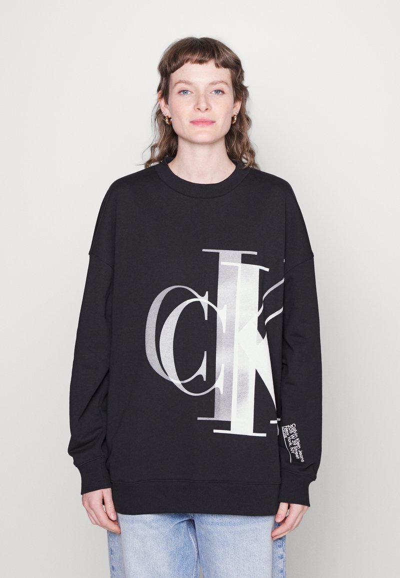 Calvin Klein Jeans LIGHTBOX - Sudadera - black