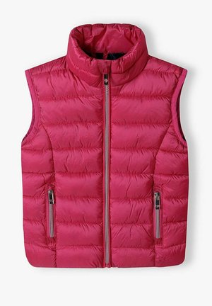 PADDED PUFFER GILET - Väst - pink