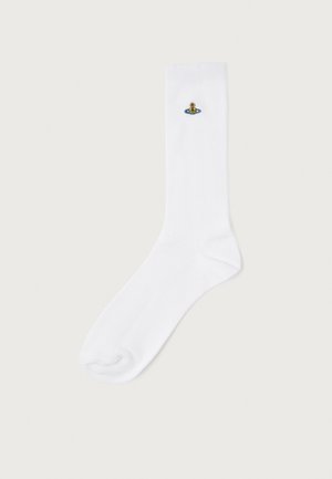 RIBBED CREW SOCK - Zoknik - white