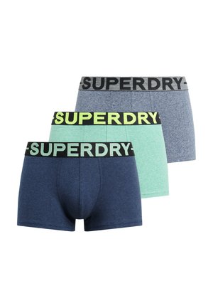 TRIPLE PACK - Panties - dark indigo blue marl fresh green marl