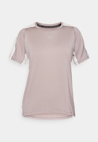 ASICS FUJITRAIL ELITE TOP - T-shirt de sport - rainstorm grey/cream