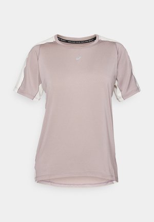 ASICS FUJITRAIL ELITE TOP - T-shirt de sport - rainstorm grey/cream