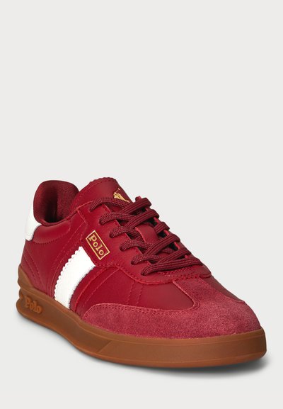 Polo Ralph Lauren HERITAGE AERA SUEDE SNEAKER - Tossud - red