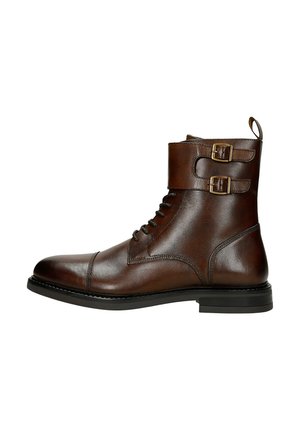 Cowboy-/Bikerstiefelette - brown