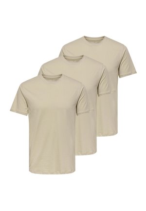 3 PACK - T-Shirt basic - pelican